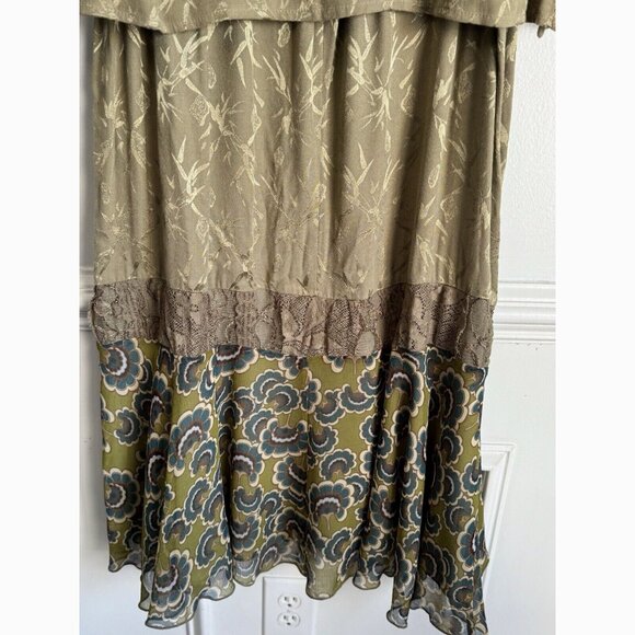 Vtg Spencer Alexis 2 Piece Set 2X Tank Top Skirt Cottagecore Ethereal Fairy Boho - Picture 13 of 15